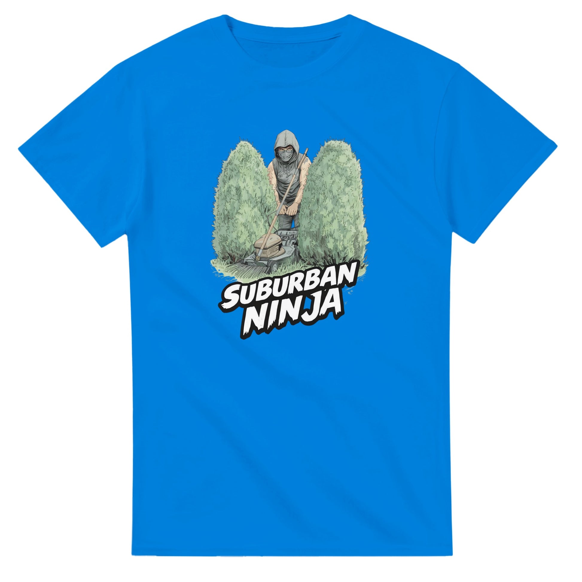 Suburban Ninja graphic design on a Heavyweight T-shirt