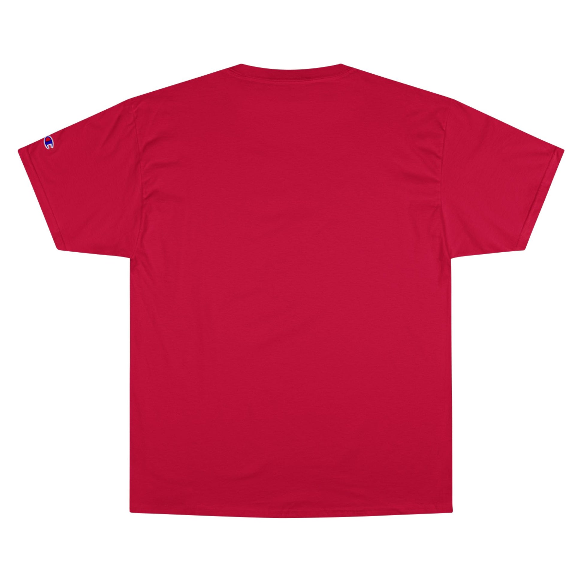 Home of the Brave text above an eagle head on a Champion Tee