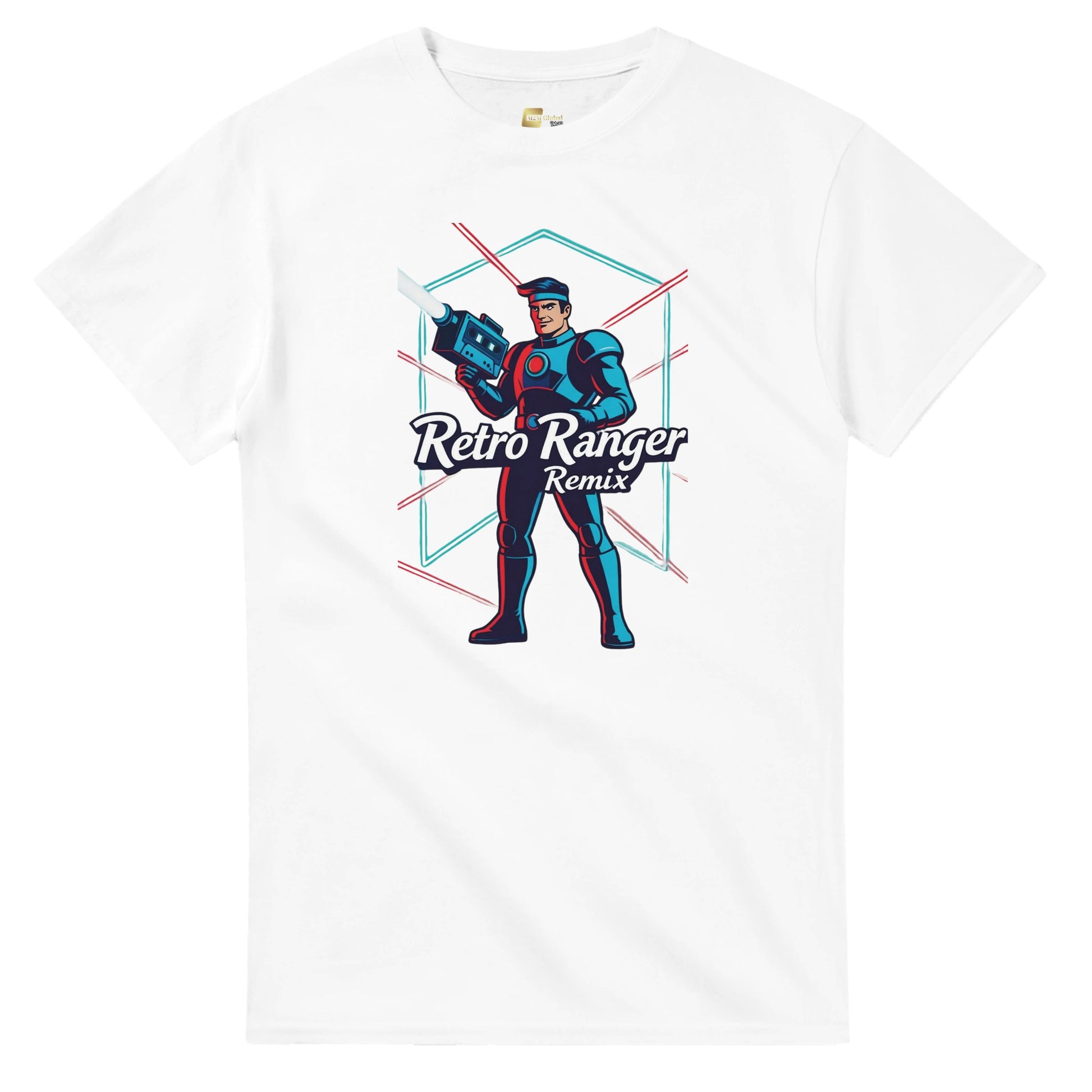 Retro Ranger Remix graphic design on a Heavyweight T-shirt