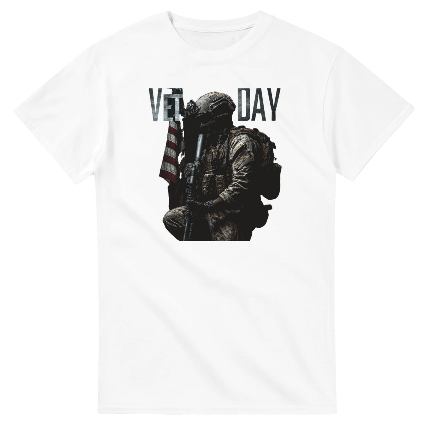 Veteran's Day Tactical Tribute on a heavyweight t-shirt