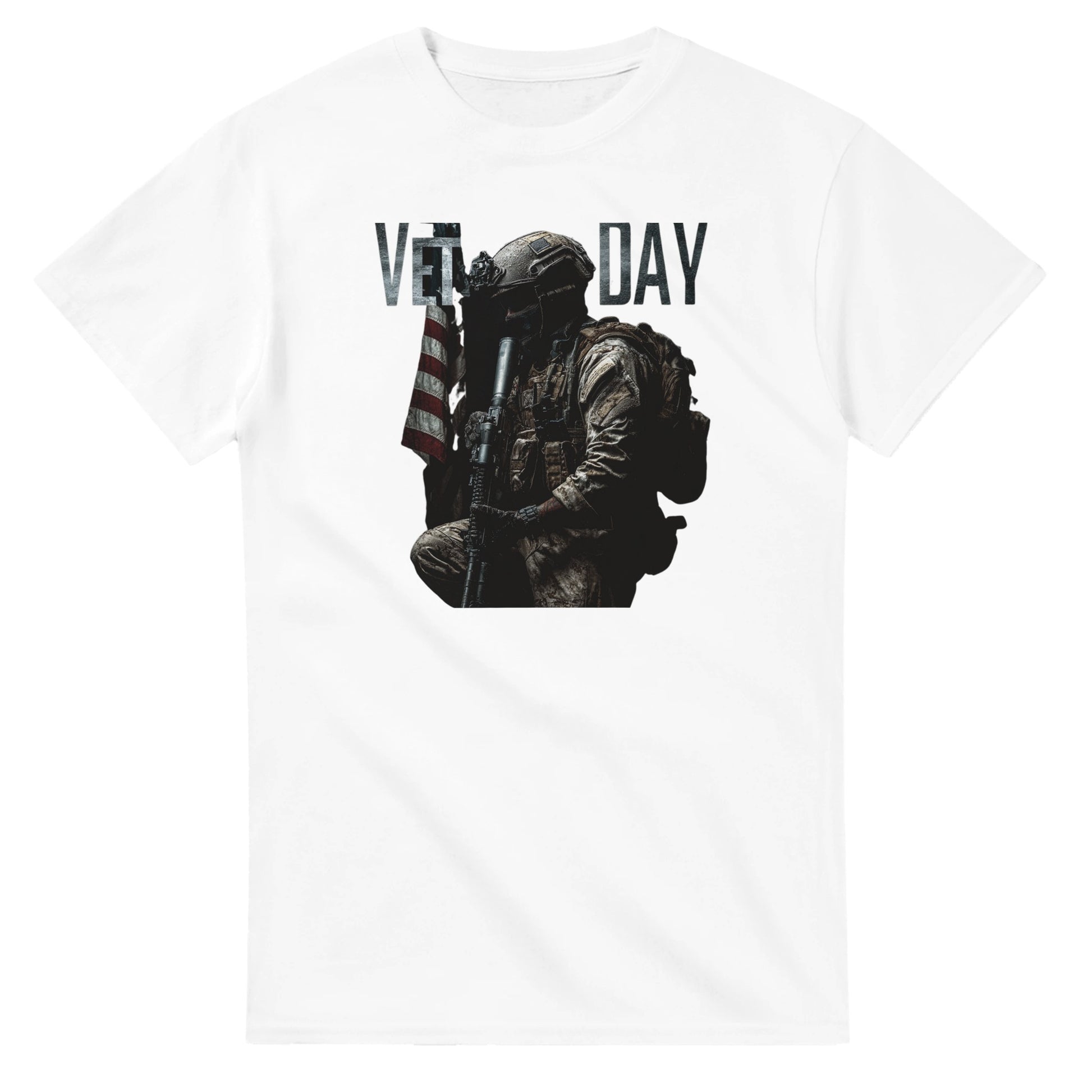 Veteran's Day Tactical Tribute on a heavyweight t-shirt