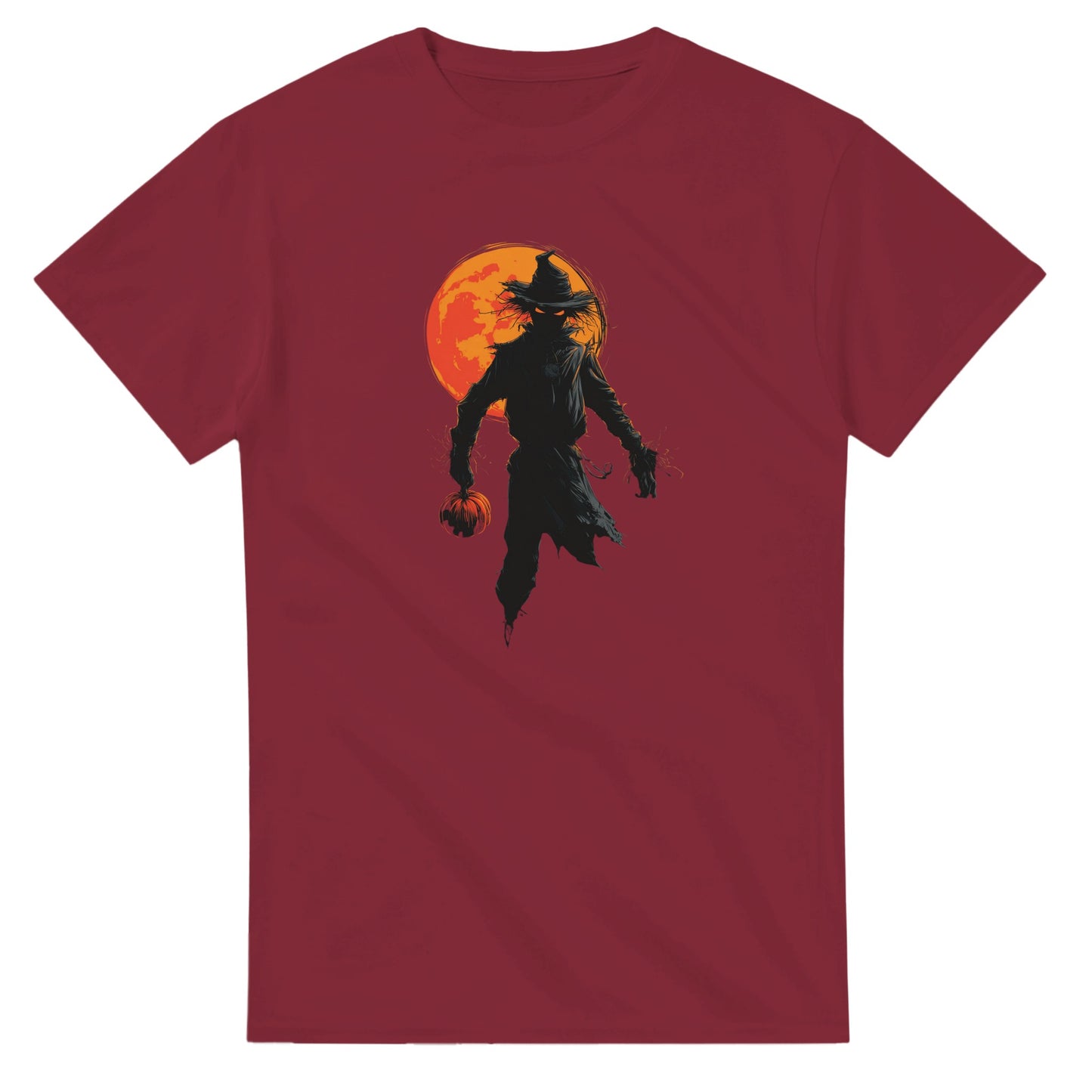 Spooky Scarecrow on a Heavyweight T-shirt