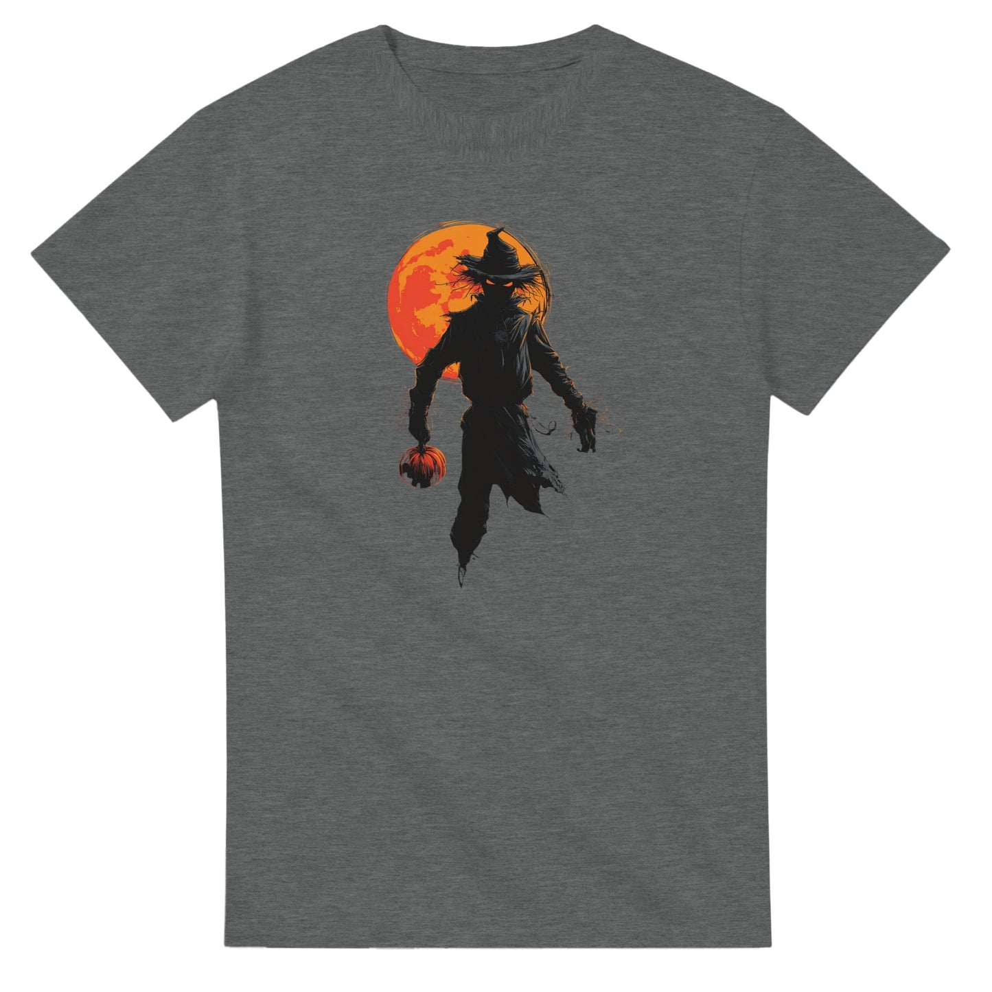 Spooky Scarecrow on a Heavyweight T-shirt