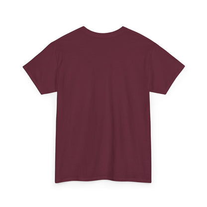 Engraved Eagle - Land of the Free - text on the bottom of a Heavyweight T-shirt