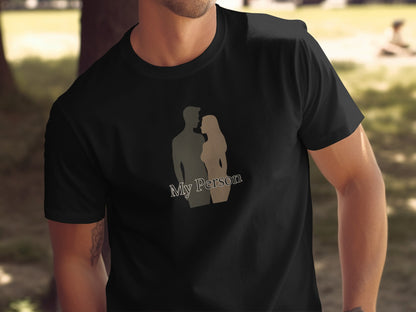 Romantic Couple Silhouette My Person T-Shirt
