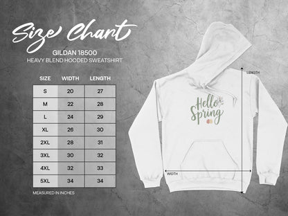 Hello Spring Heavy Blend Hooded Sweatshirt product