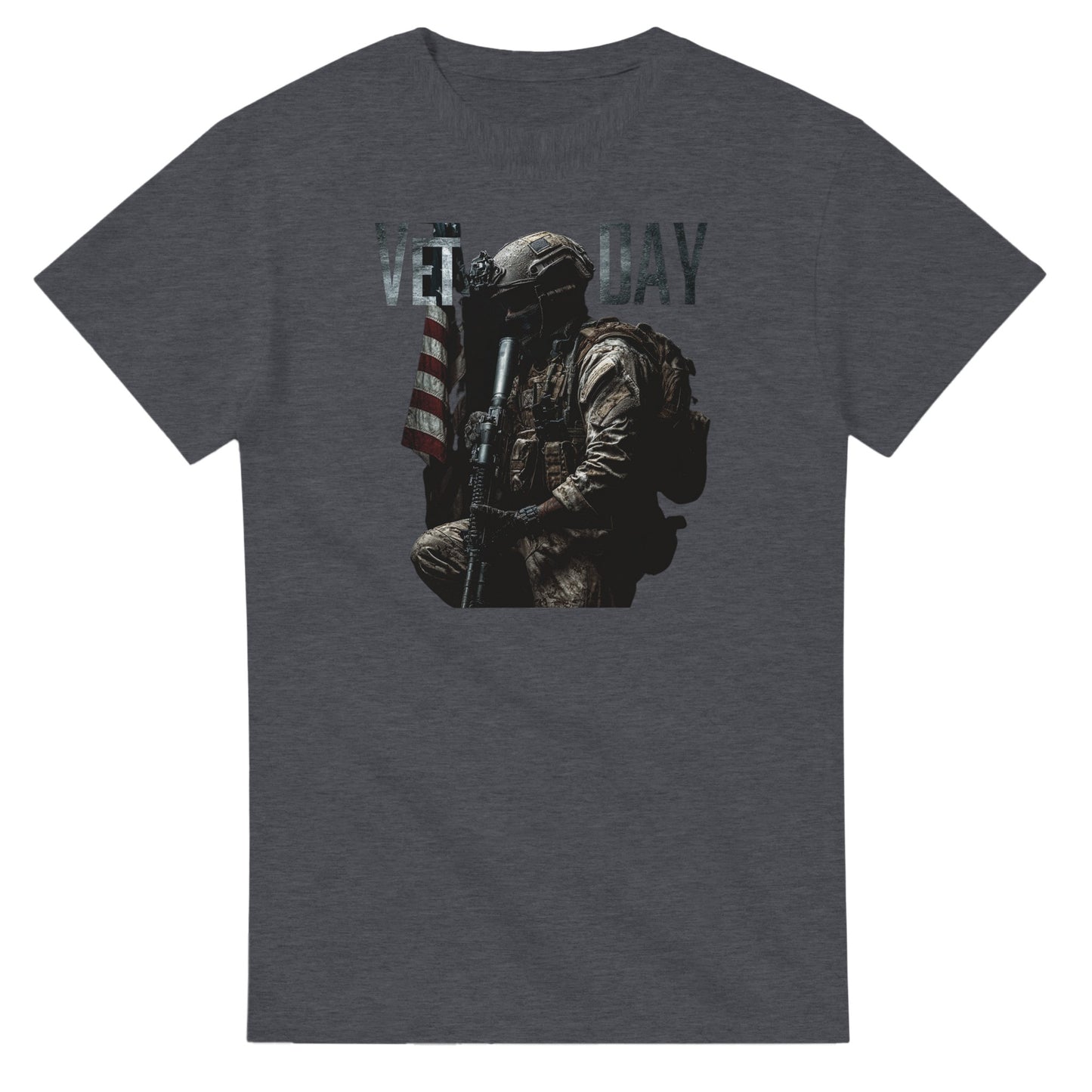 Veteran's Day Tactical Tribute on a heavyweight t-shirt