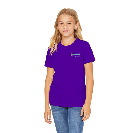 Burghardt Metal Fabricating, Inc., logo on a Premium Kids T-shirt