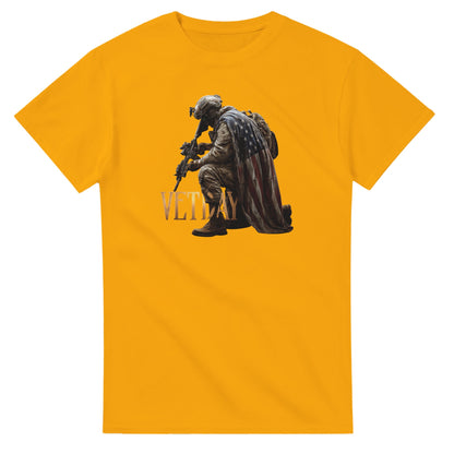Honor Vet Day on a heavyweight t-shirt