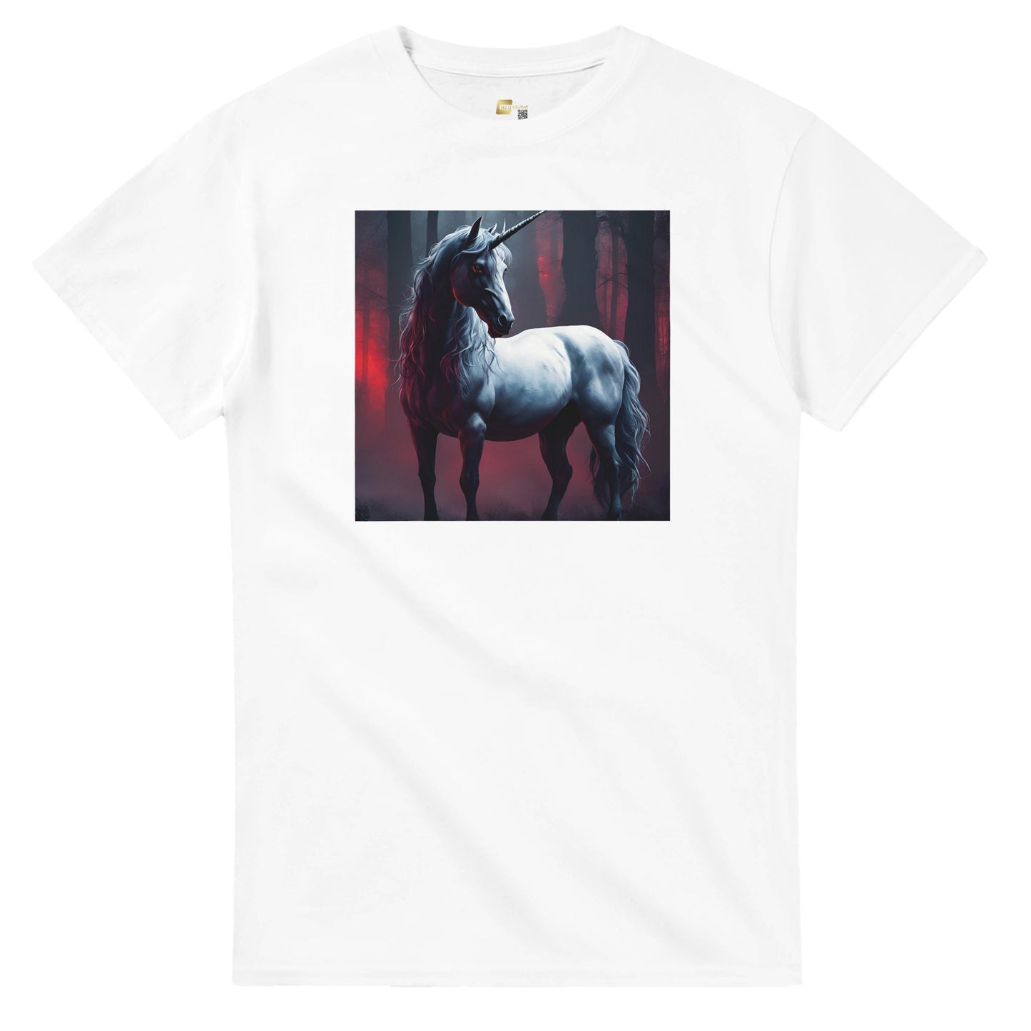 heavyweight crewneck t-shirt Fantasy Art unicorn majestic personalized
