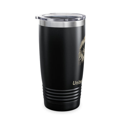 United We Stand text at the bottom of a 20oz Insulated Tumbler