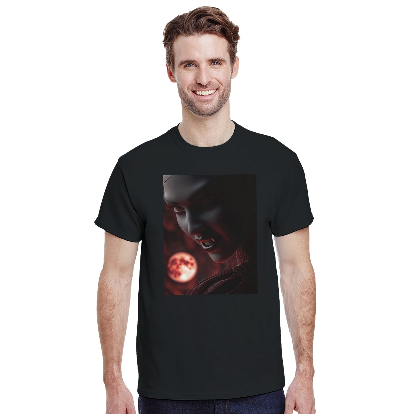 Cute Lil' Vampire on a Heavyweight T-shirt