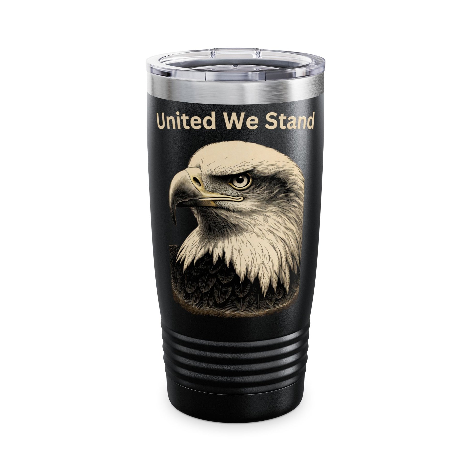 United We Stand text at the top of a 20oz Insulated Tumbler