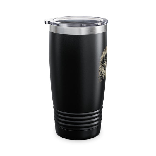 Heritage Eagle Head of a 20oz Insulated Tumbler