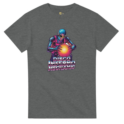 Disco Inferno Mechanic graphic design on a Heavyweight T-shirt