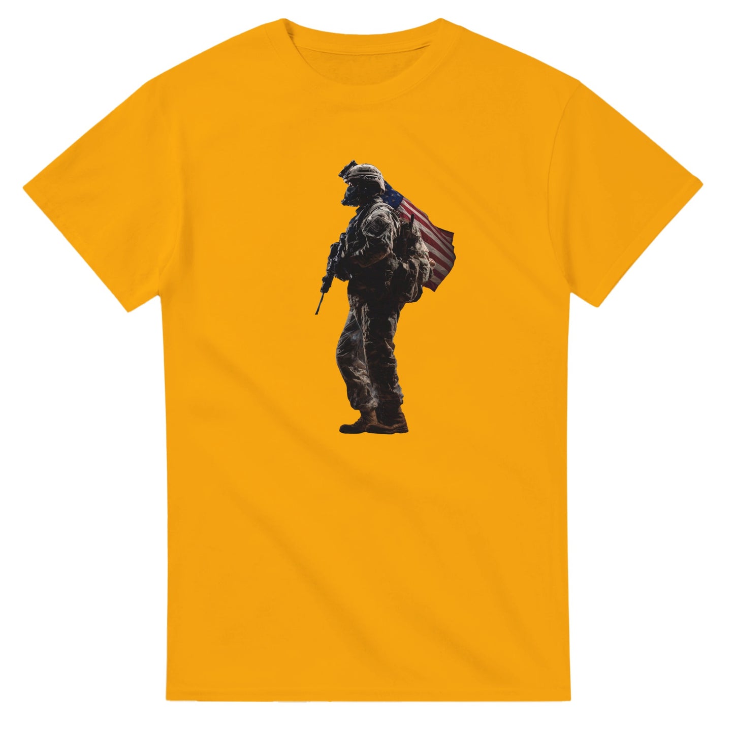 American Patriot on a heavyweight t-shirt