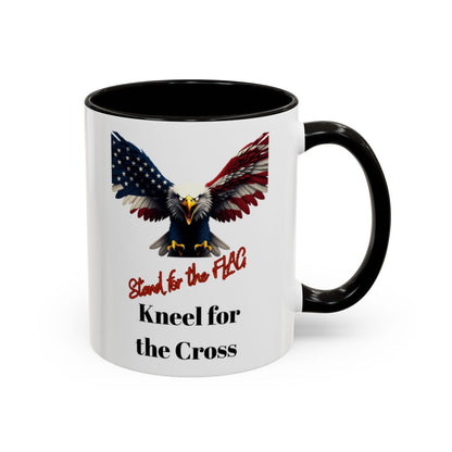 Stand for the Flag Kneel for the Cross Mug