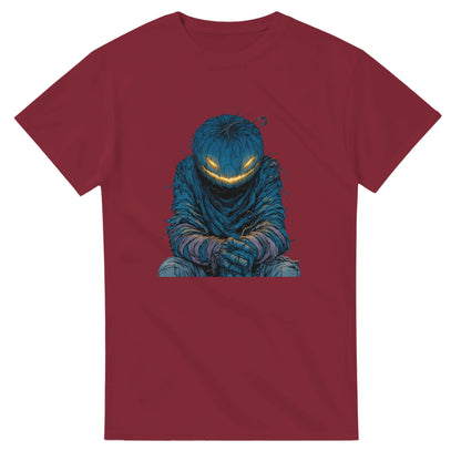 Midnight Jack-o'-Lantern on a Heavyweight T-shirt