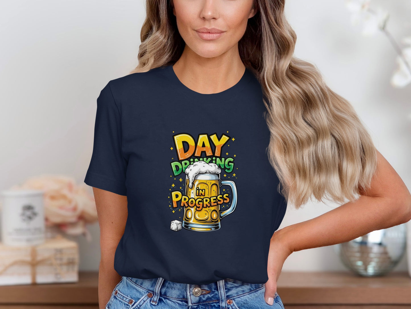 Day Drinking In Progress Graphic T-Shirt