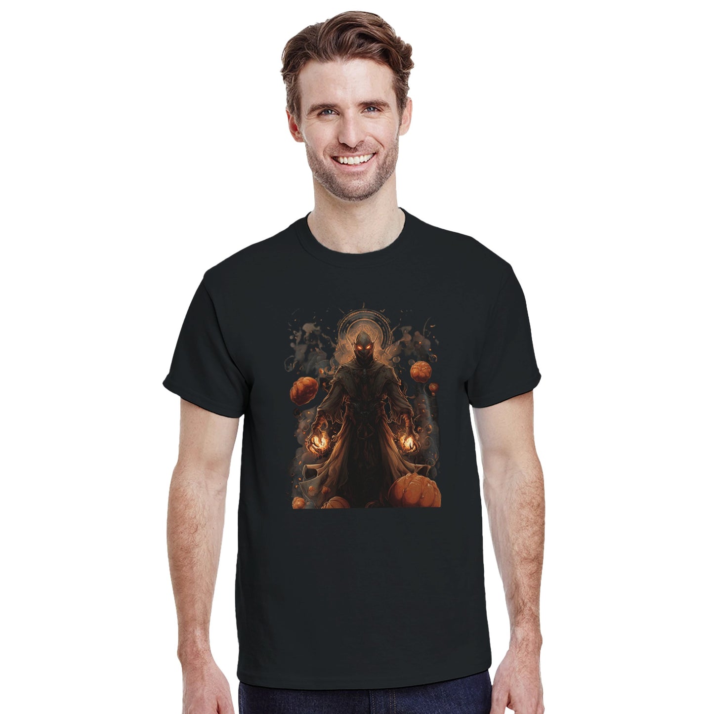 Mystical Halloween Spirit on a Heavyweight T-shirt