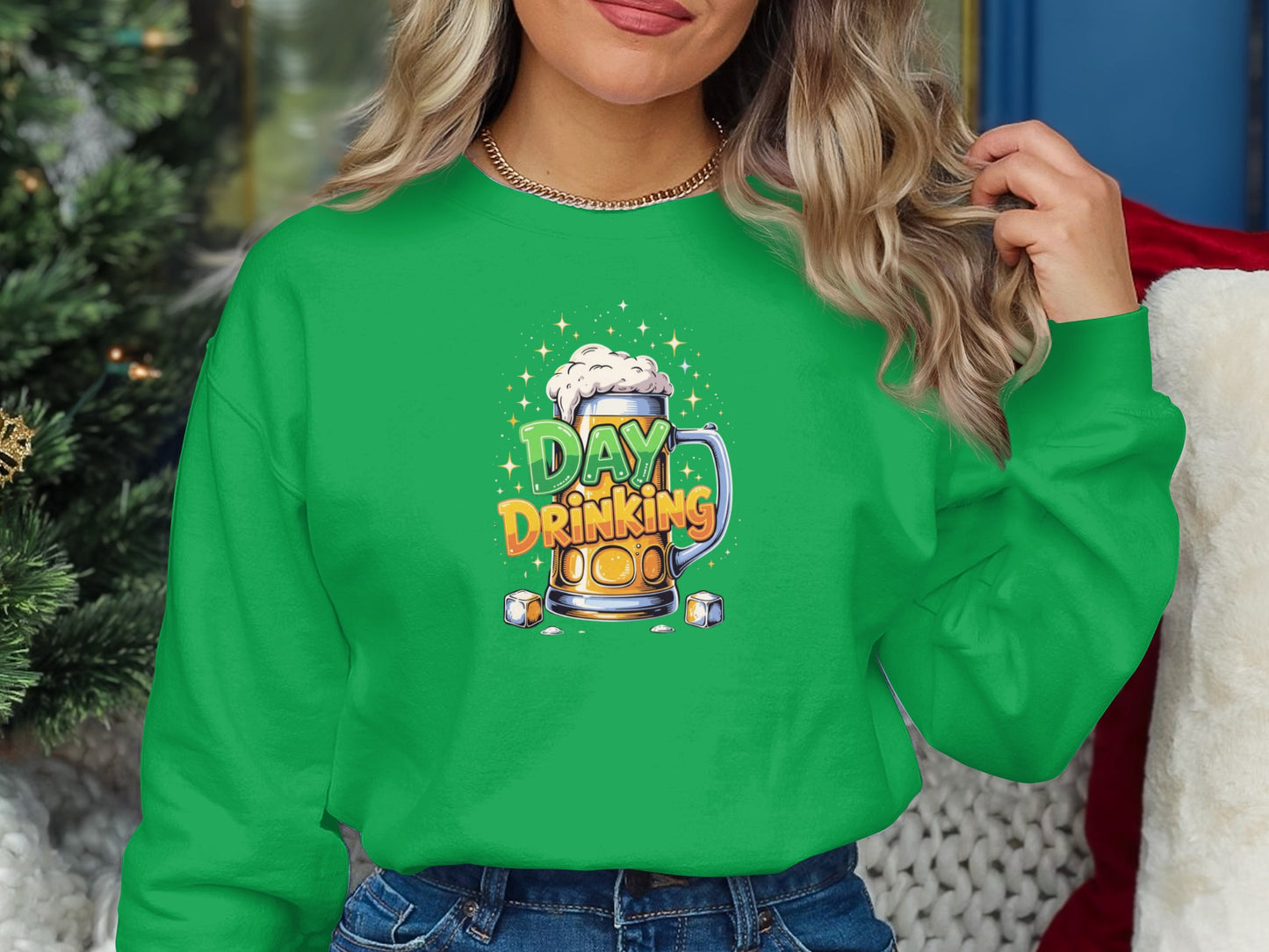 Green Beer Mug Day Drinking St Patricks Day Sweatshirt product type
Day Drinking
Beer Mug
St Patricks Day
Green Sweatshirt
Graphic Sweatshirt
Alcohol Theme
Party Top
Casual Sweatshirt
Crewneck
Holiday Apparel
Funny Sweatshirt
Drinking Humor
Celebration Wear
St Paddys Day
Irish Themed
Bar Outfit
Pub Attire
Women Sweatshirt
Long Sleeve Top
Festive Clothing