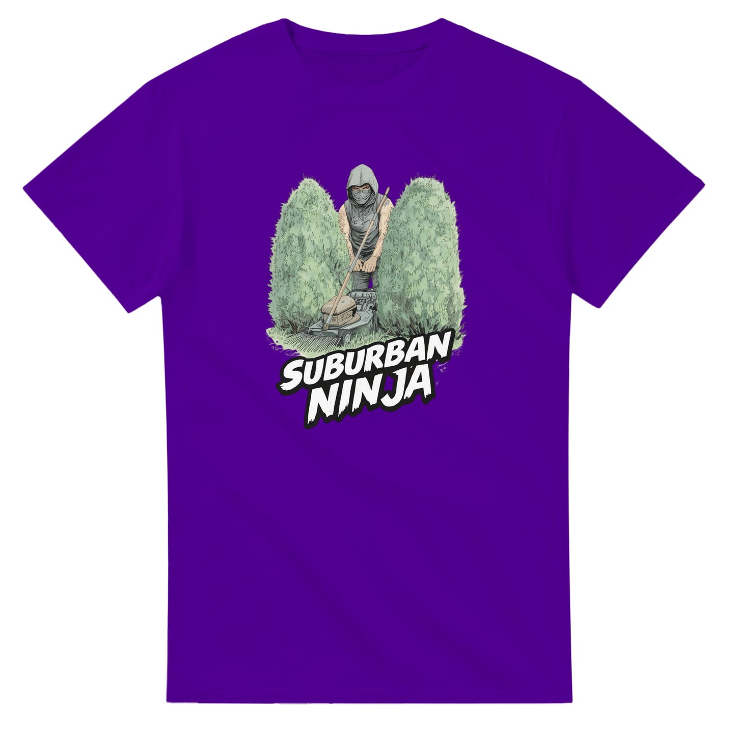 Suburban Ninja graphic design on a Heavyweight T-shirt