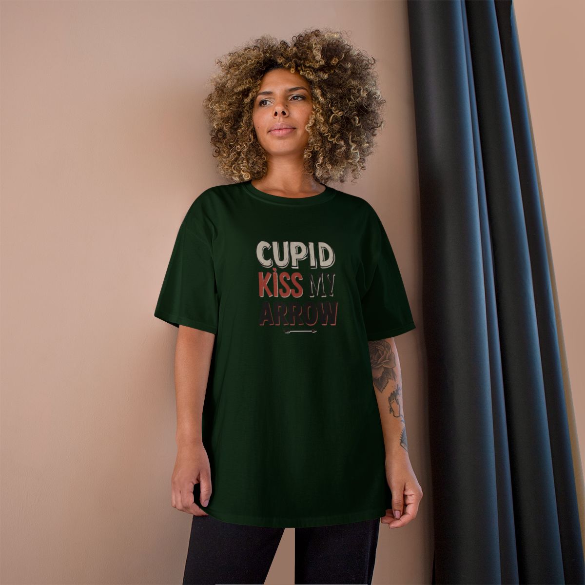 Cupid Kiss My Arrow Graphic T-Shirt for All