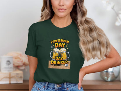 Professional Day Day Drinker Graphic T-Shirt