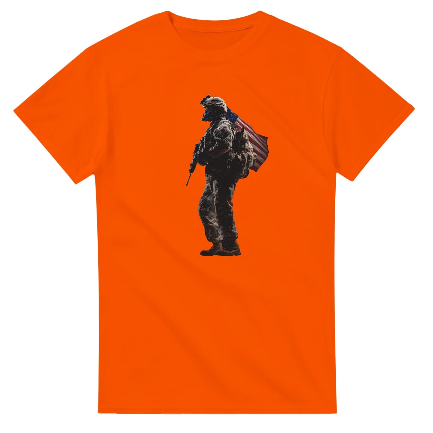 American Patriot on a heavyweight t-shirt