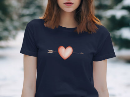 Cupid's Arrow design on a Premium Tee