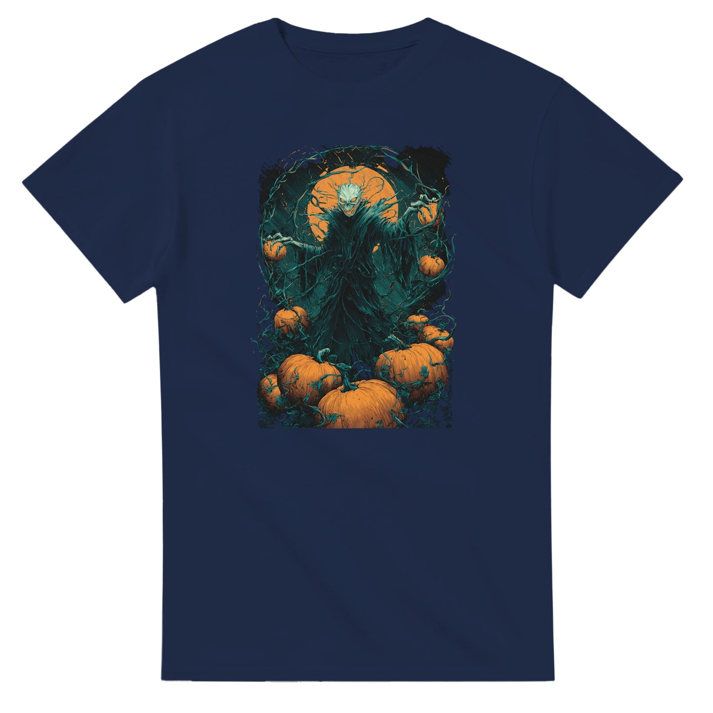 Spooky Pumpkin King on a Heavyweight T-shirt