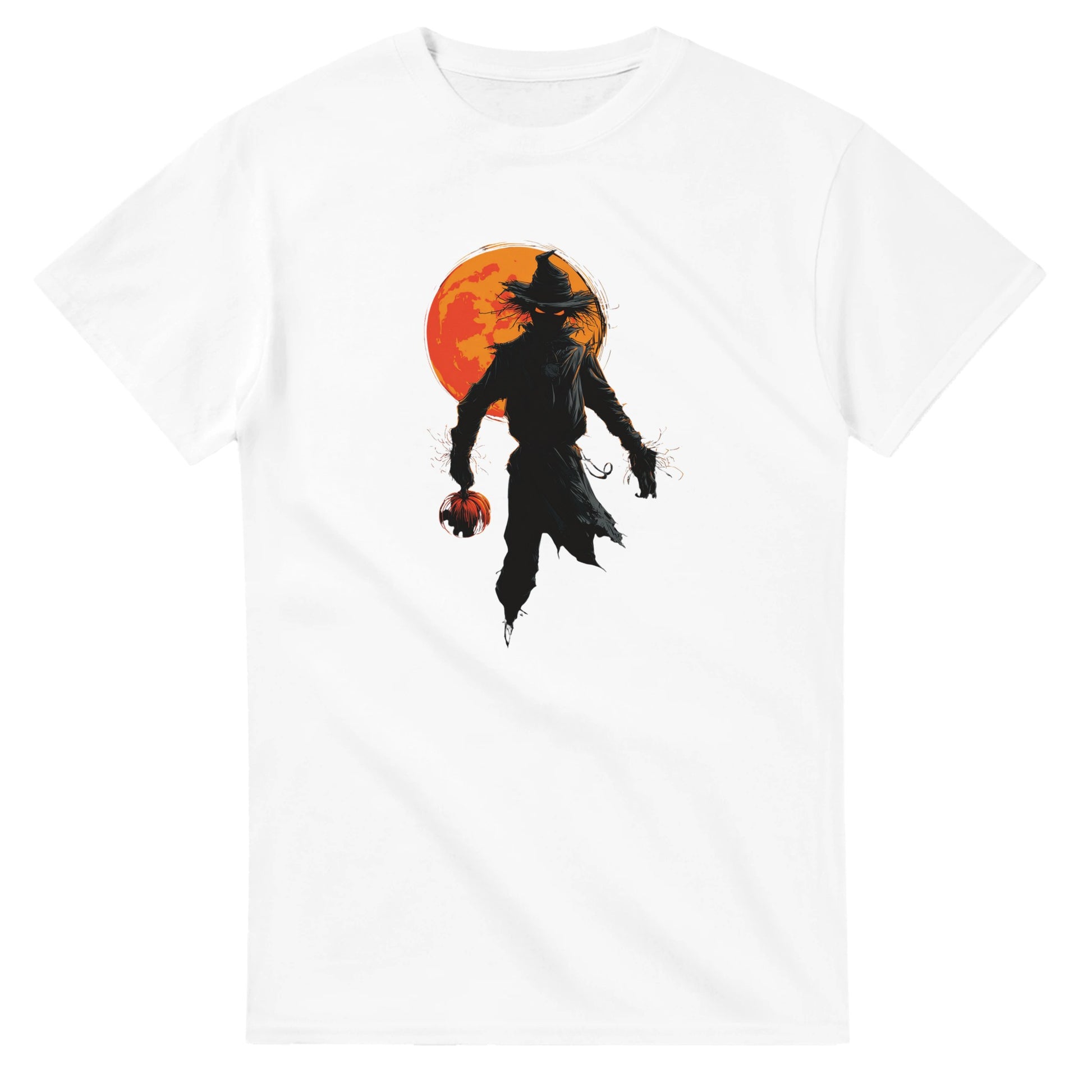 Spooky Scarecrow on a Heavyweight T-shirt