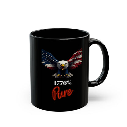 1776% Pure American Flag Eagle Graphics Mug Product