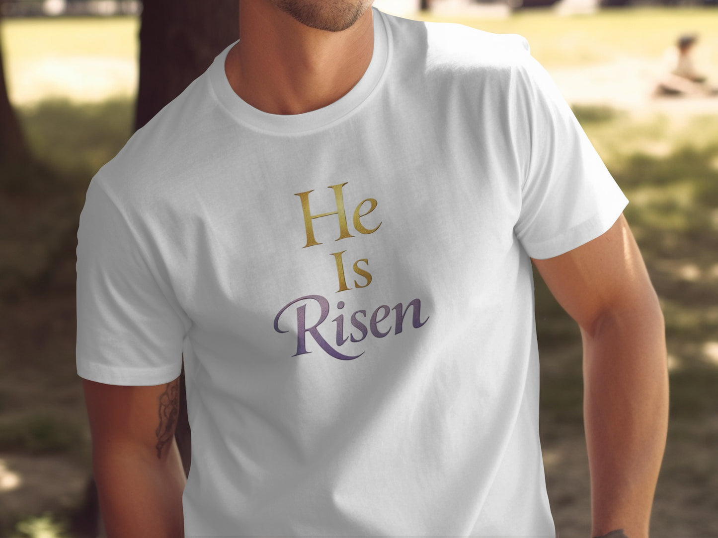 He Is Risen Christian Religious Easter Apparel product type