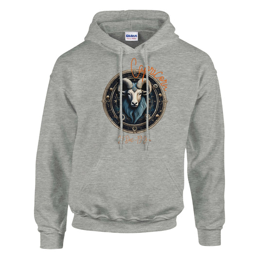 classic unisex pullover hoodie Astrology Capricorn goat personalized