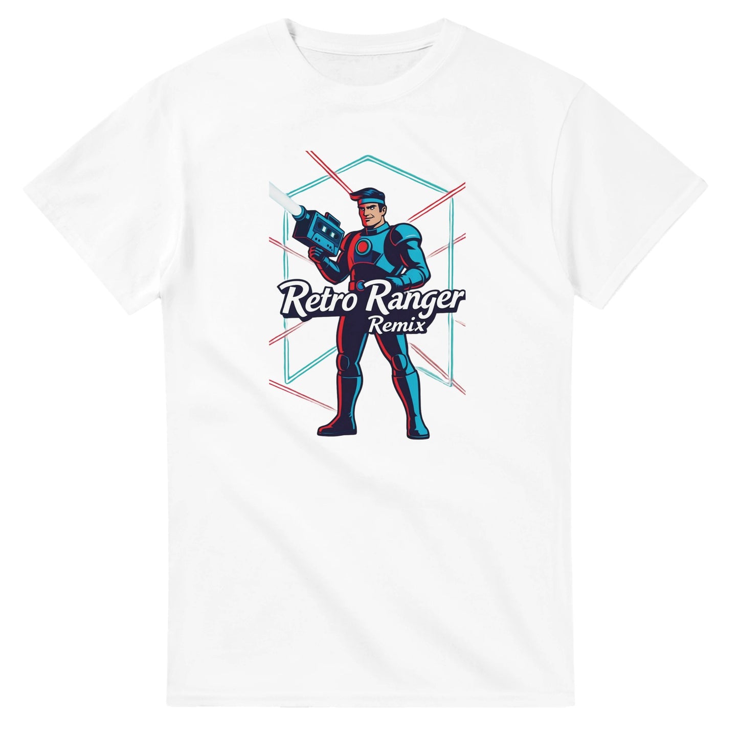 Retro Ranger Remix graphic design on a Heavyweight T-shirt