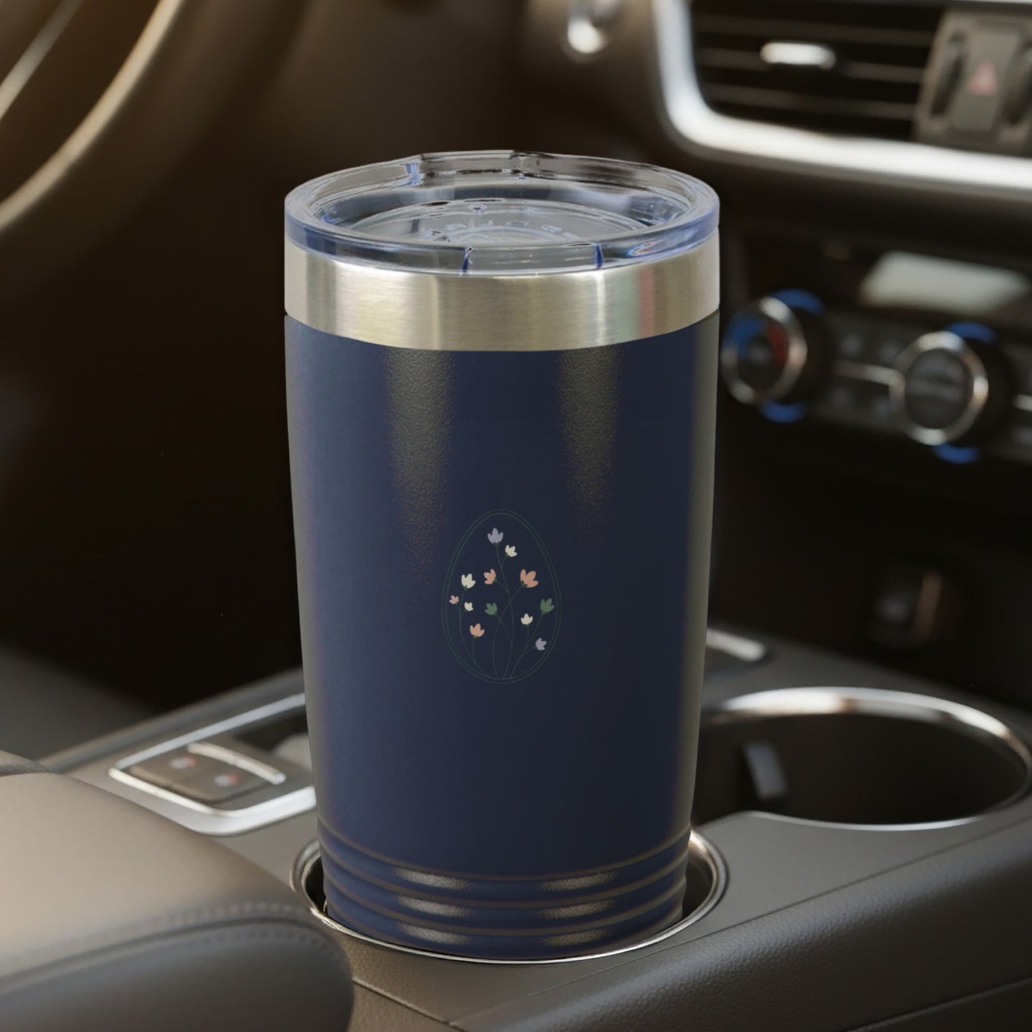 Floral Patterned Travel Mug for Your Daily Commute