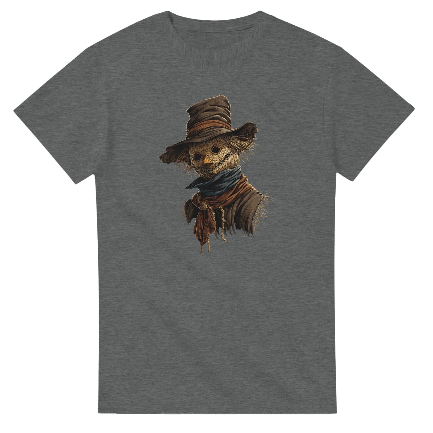 Rustic Scarecrow on a Heavyweight T-shirt