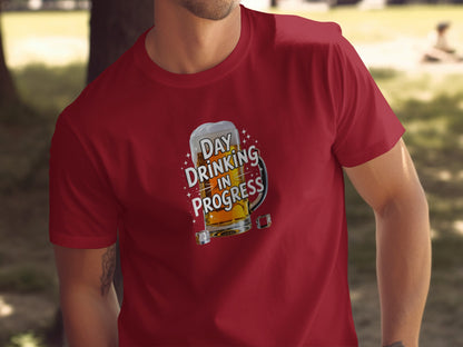 Day Drinking In Progress Graphic T-Shirt