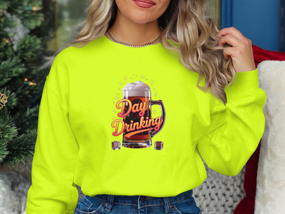 Day Drinking Beer Mug Neon Green Sweatshirt product type
Day Drinking
Beer Mug
Neon Green
Sweatshirt
Pullover
Crewneck
Beer
Party
Celebration
Drinking
Fun
Graphic
Alcohol
Beverage
Bright
Unisex
Casual
Statement
Unique
Gift Idea