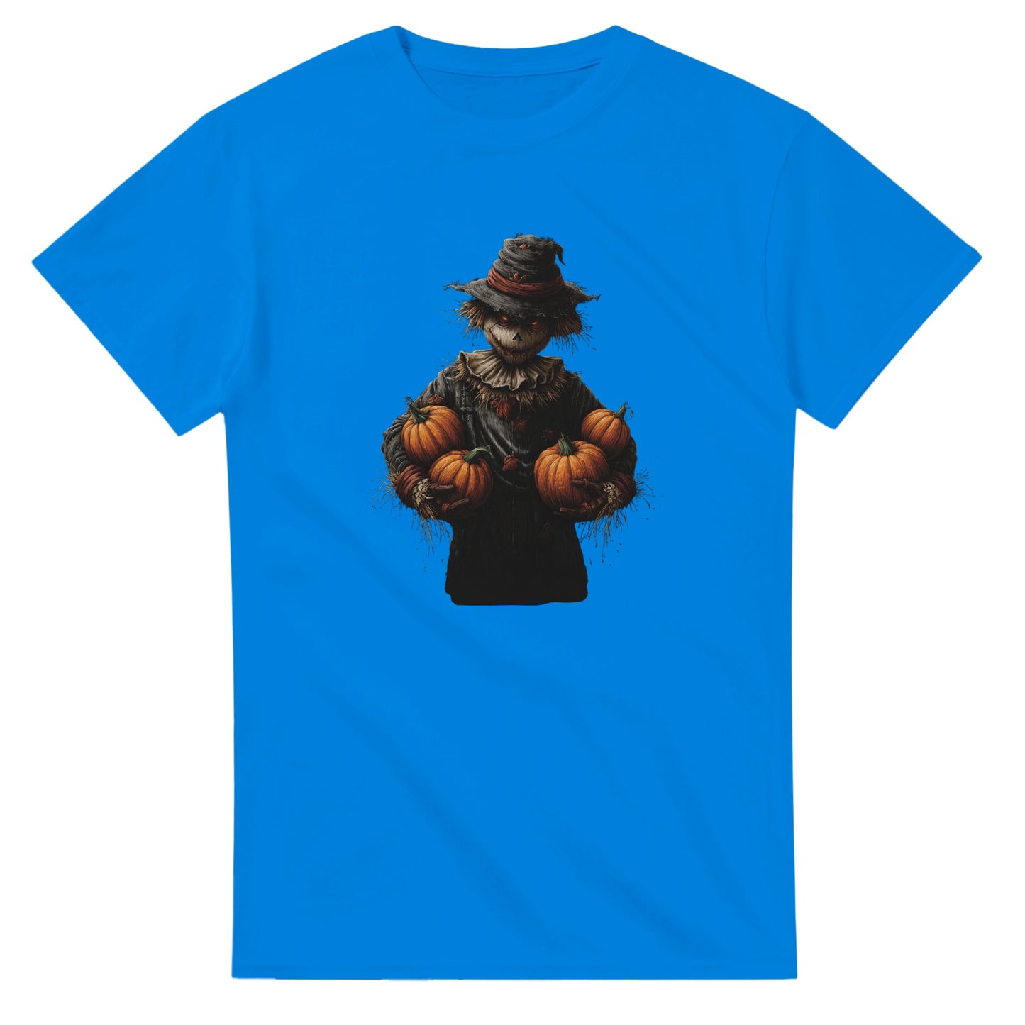 Spooky Scarecrow on a Heavyweight T-shirt