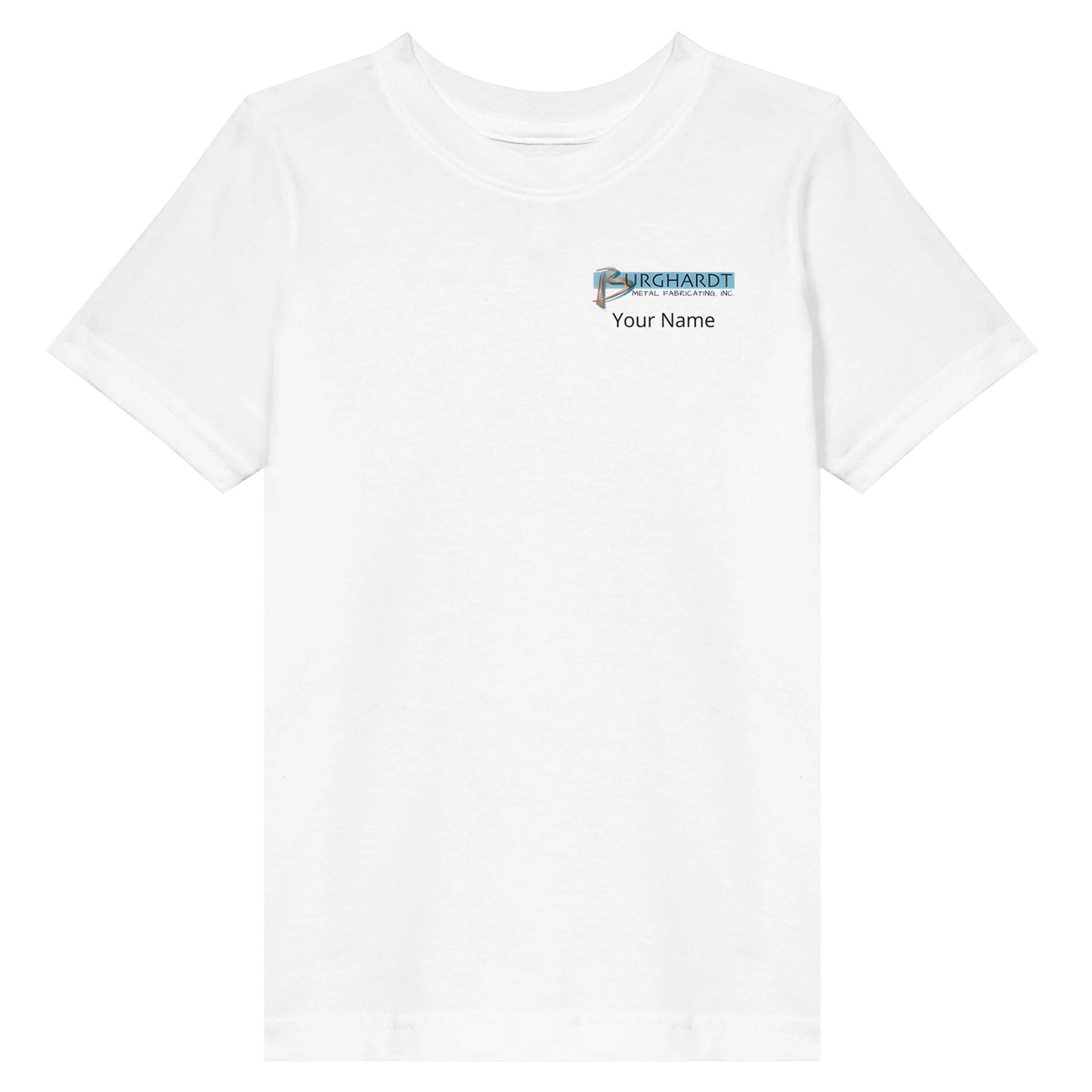 Burghardt Metal Fabricating, Inc., logo on a Toddler Jersey T-Shirt