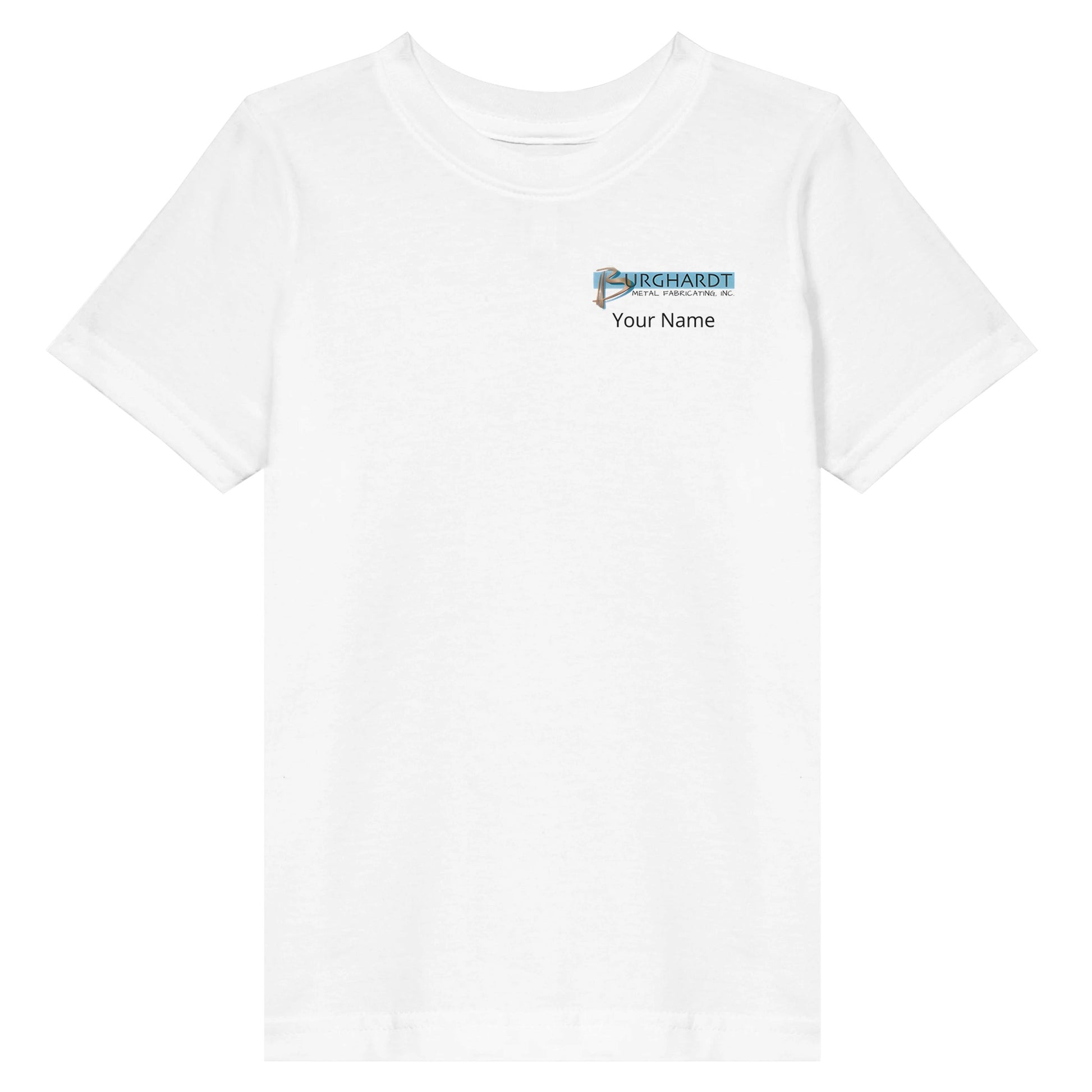 Burghardt Metal Fabricating, Inc., logo on a Toddler Jersey T-Shirt