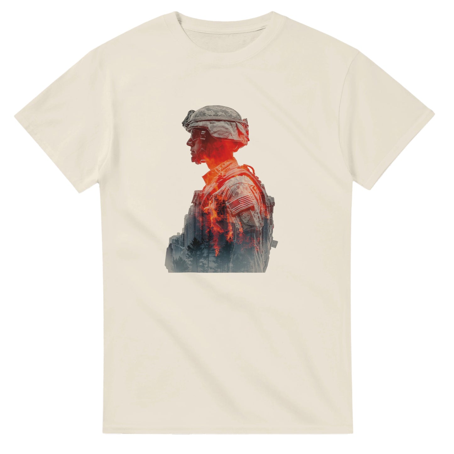 Fiery Spirit on a heavyweight t-shirt