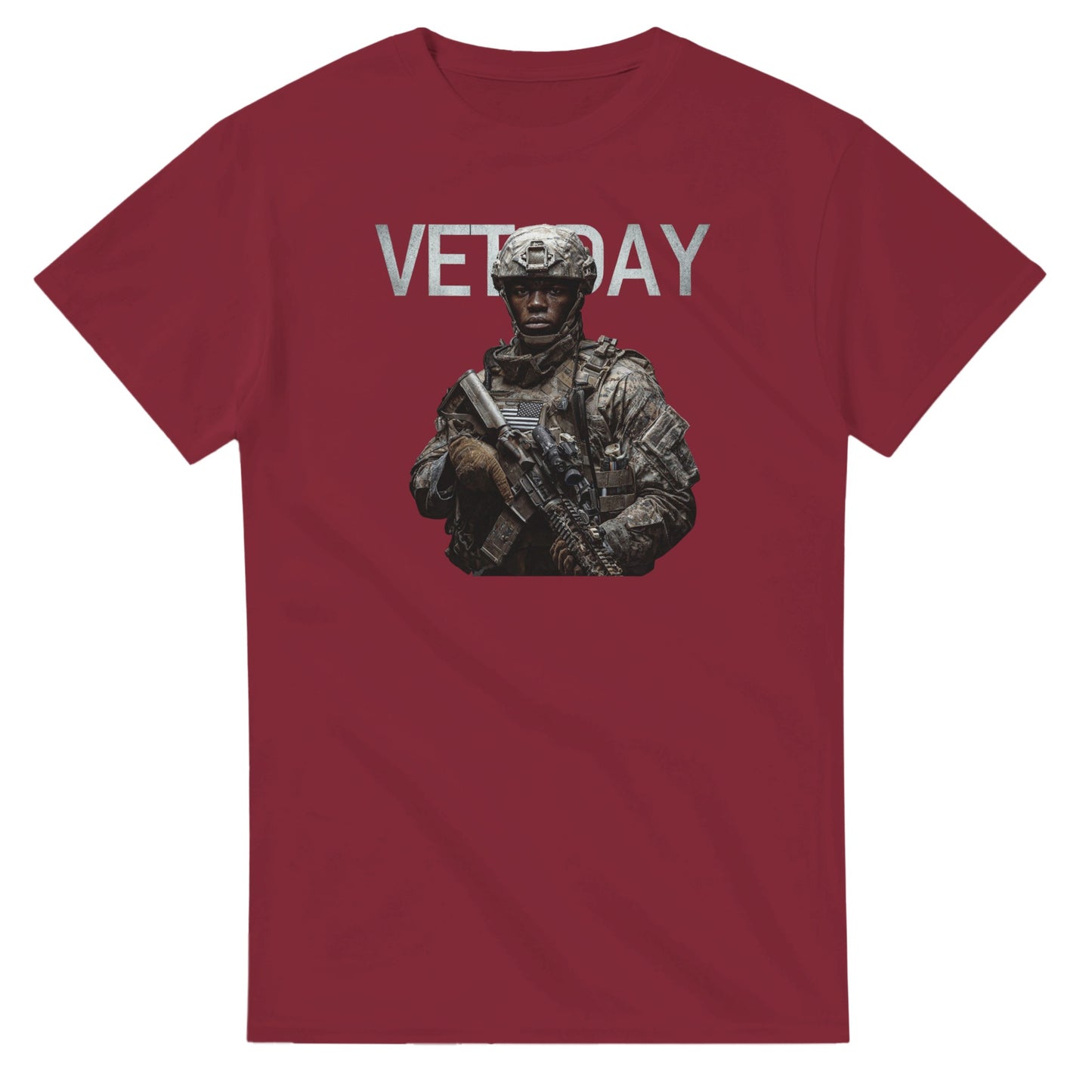 Veteran's Day on a heavyweight t-shirt