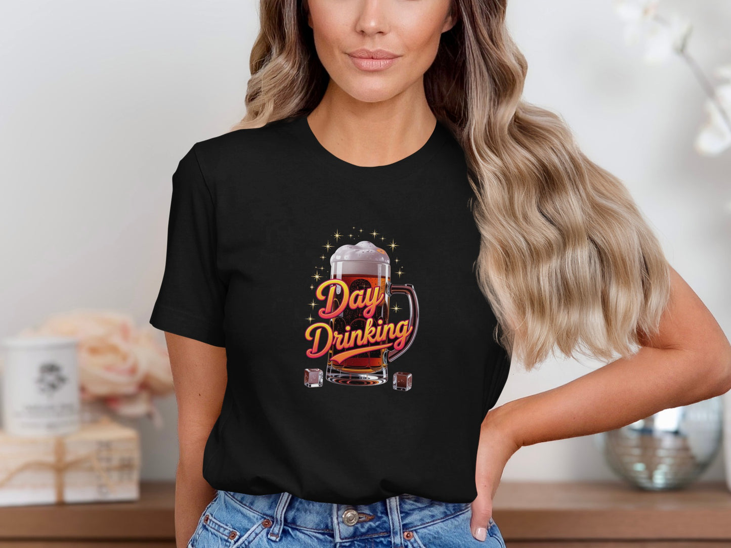 Day Drinking Celebration Graphic Tee Shirt
