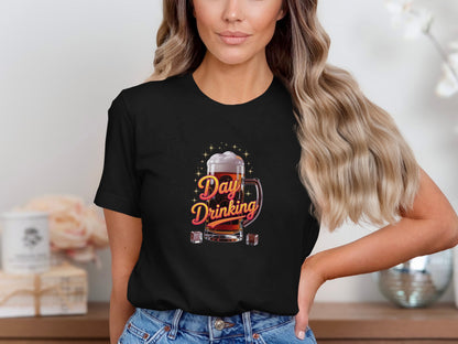 Day Drinking Celebration Graphic Tee Shirt