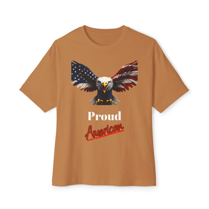 Proud American Patriotic Eagle on a Premium Tee