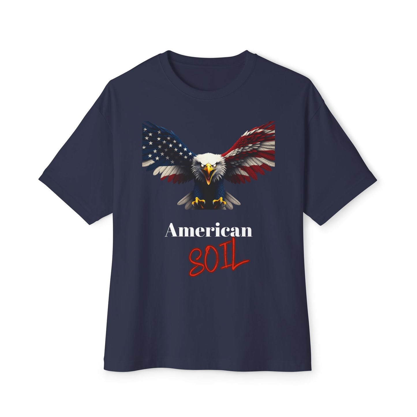 American Soil Patriotic Eagle – Premium Tee