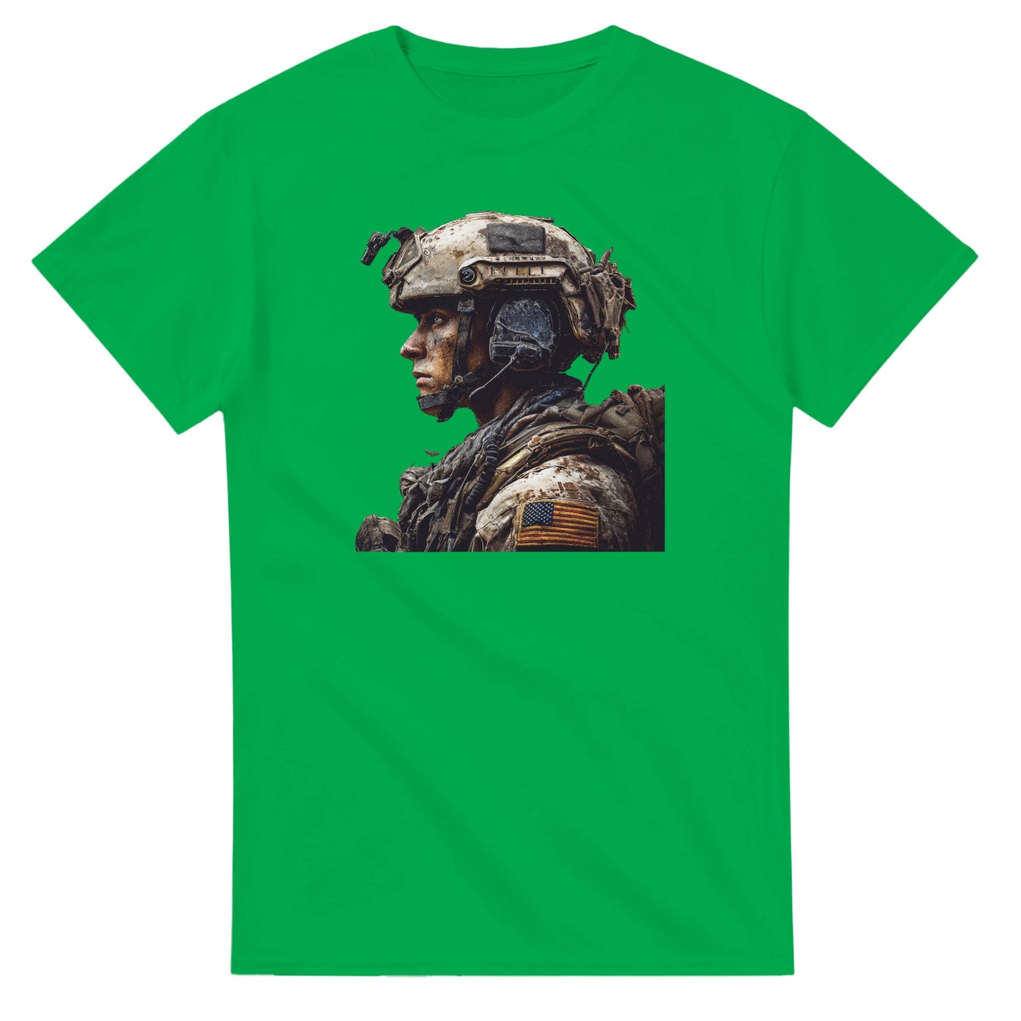 Rugged Patriot on a heavyweight t-shirt